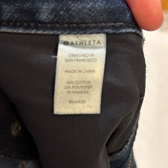Athleta denim jeans size 2 - Picture 7 of 8